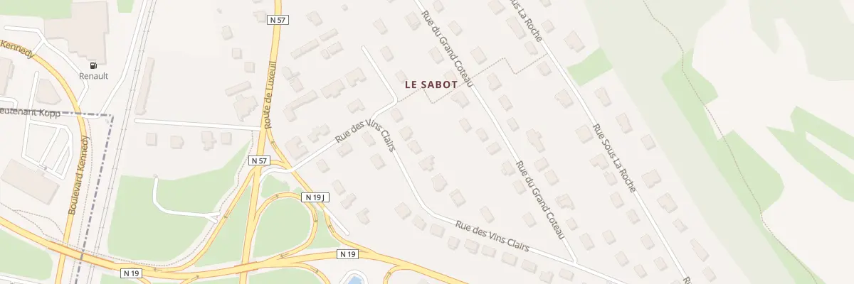 Plan du 9 Rue des Vins Clairs à Frotey-lès-Vesoul
