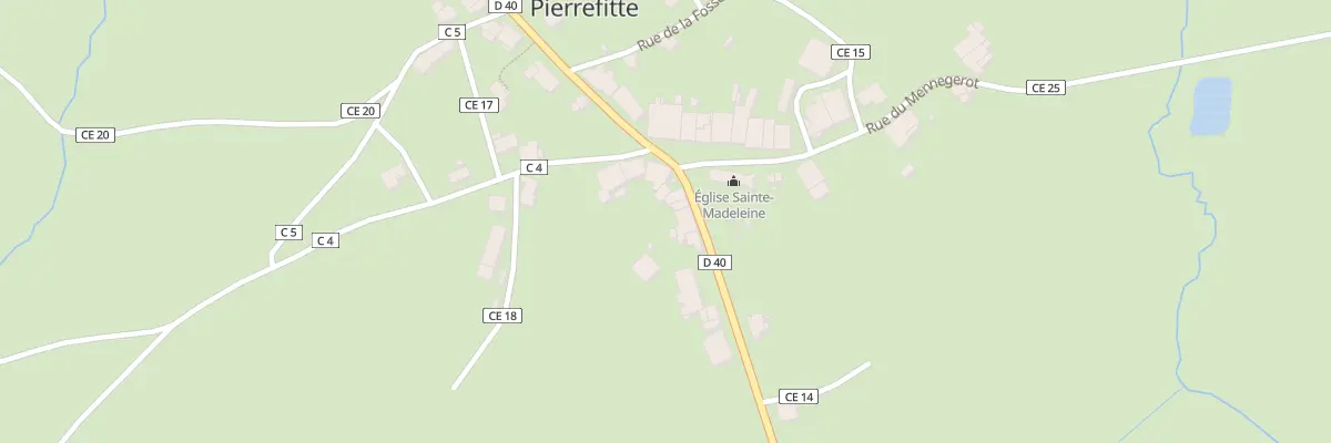 Plan du 12 Rue de la Gare à Pierrefitte
