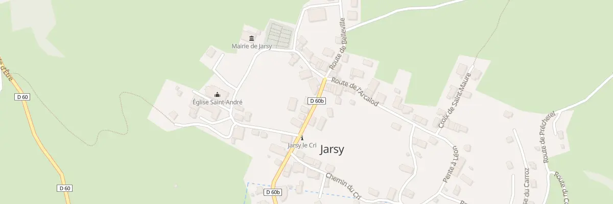 Plan du 213 Chef Lieu à Jarsy
