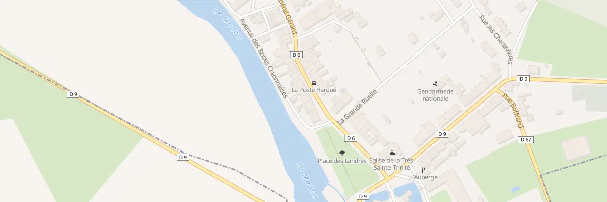 Plan du 8 Rue Béatrix de Choiseul à Haroué