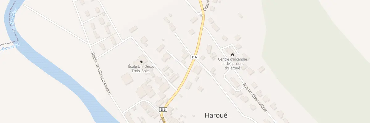 Plan du 6 Rue de l’Abbé Harmand à Haroué