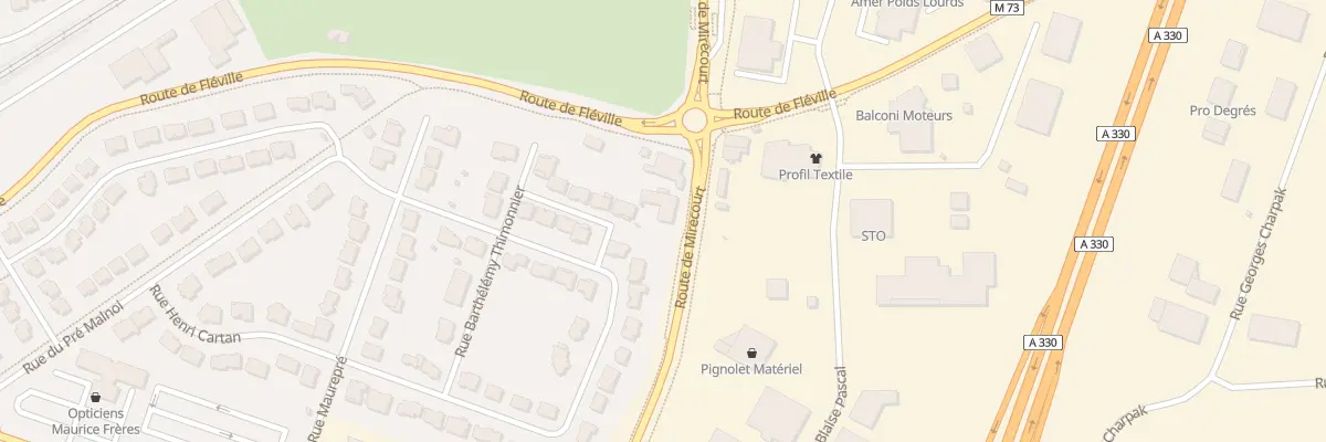 Plan du 501 Rte de Mirecourt à Ludres