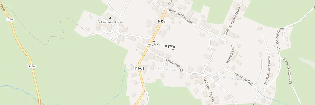 Plan du 29 Che du Cri à Jarsy