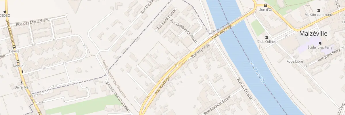 Plan du 97 Rue Vayringe à Nancy