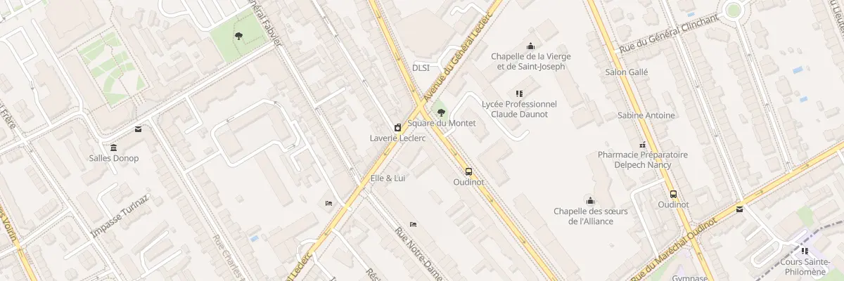 Plan du 95 Av Général Leclerc à Nancy