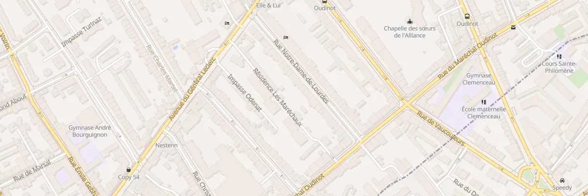 Plan du 32 Rue Notre-Dame de Lourdes à Nancy
