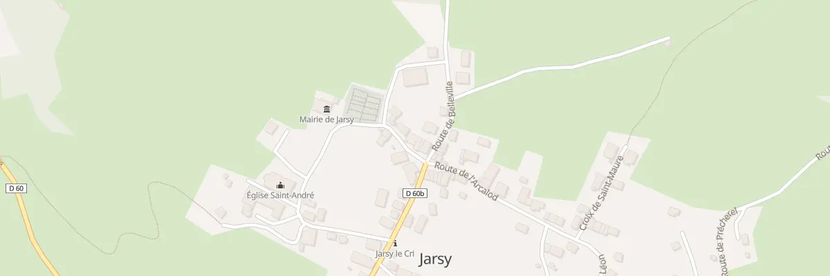 Plan du 34 Chef Lieu à Jarsy