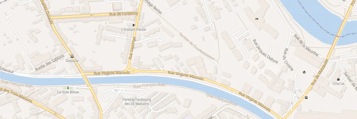 Plan du 26 Rue Virginie Mauvais à Nancy