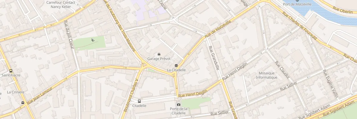 Plan du 9 Rue de Malzéville à Nancy