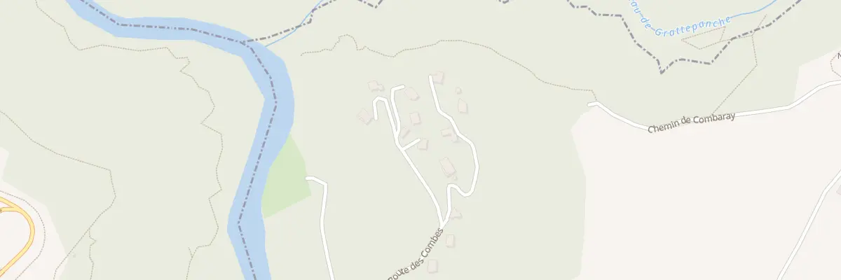 Plan du 848 Rte des Combes à Nâves-Parmelan