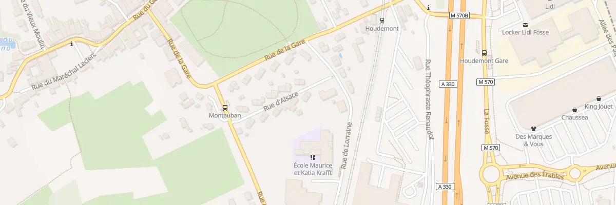 Plan du 20 Rue d’Alsace à Houdemont