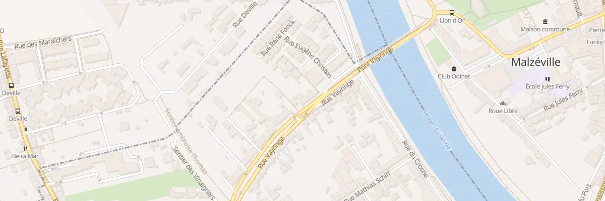 Plan du 103 Rue Vayringe à Nancy