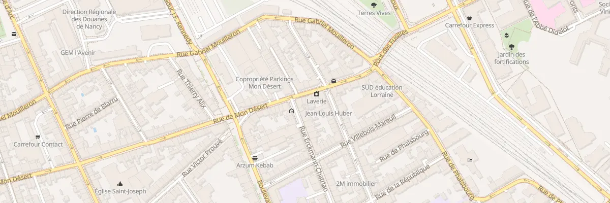 Plan du 17B Rue de Mon Desert à Nancy