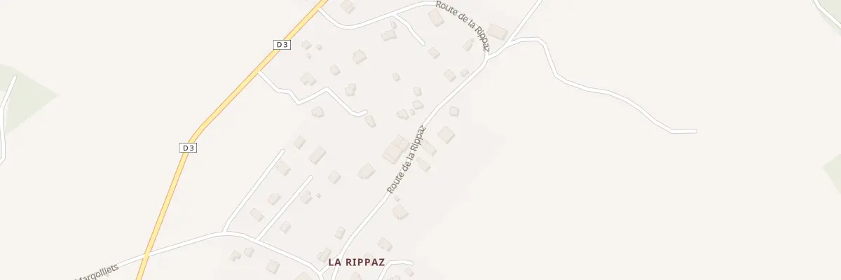 Plan du 1024 Rte de la Rippaz à Menthonnex-en-Bornes