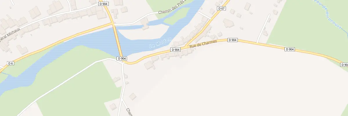 Plan du 10 Rue de Charmes à Xirocourt
