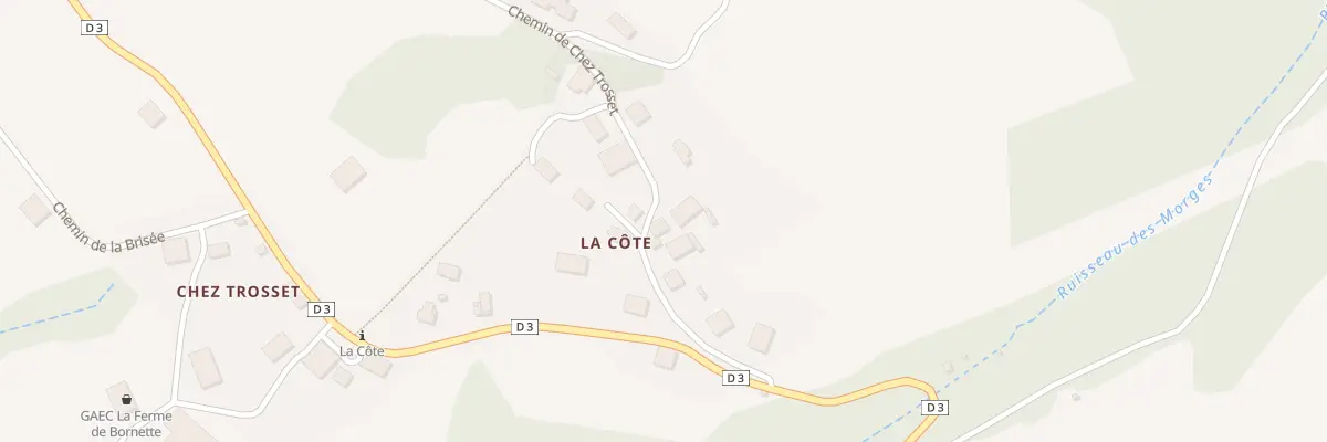 Plan du 170 Che de chez Trosset à Menthonnex-en-Bornes