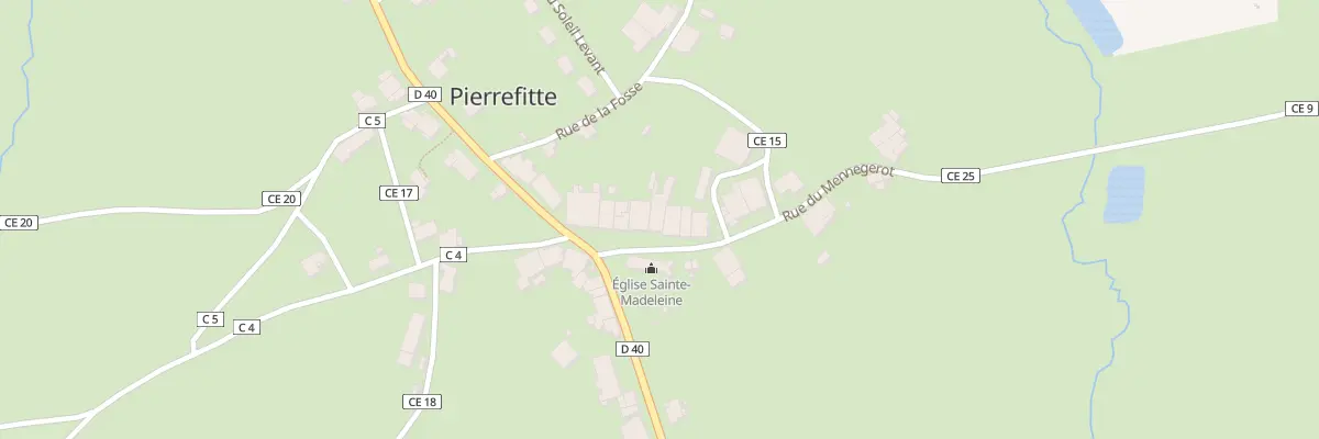Plan du 33 Rue du Mennegerot à Pierrefitte