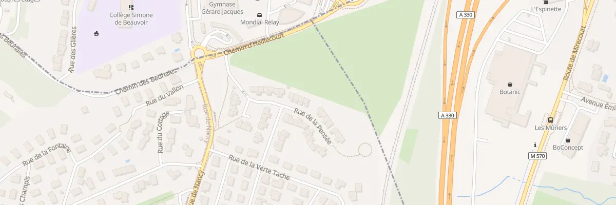 Plan du 21 Rue de la Pensée à Houdemont