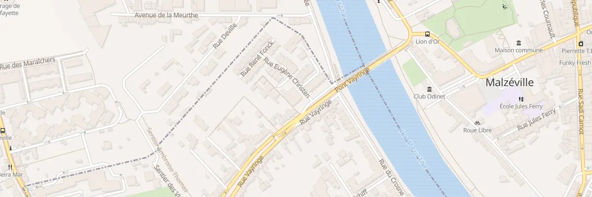 Plan du 117 Rue Vayringe à Nancy