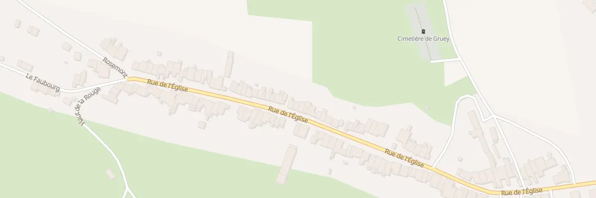Plan du 68 Rue de l’Eglise à Gruey-lès-Surance