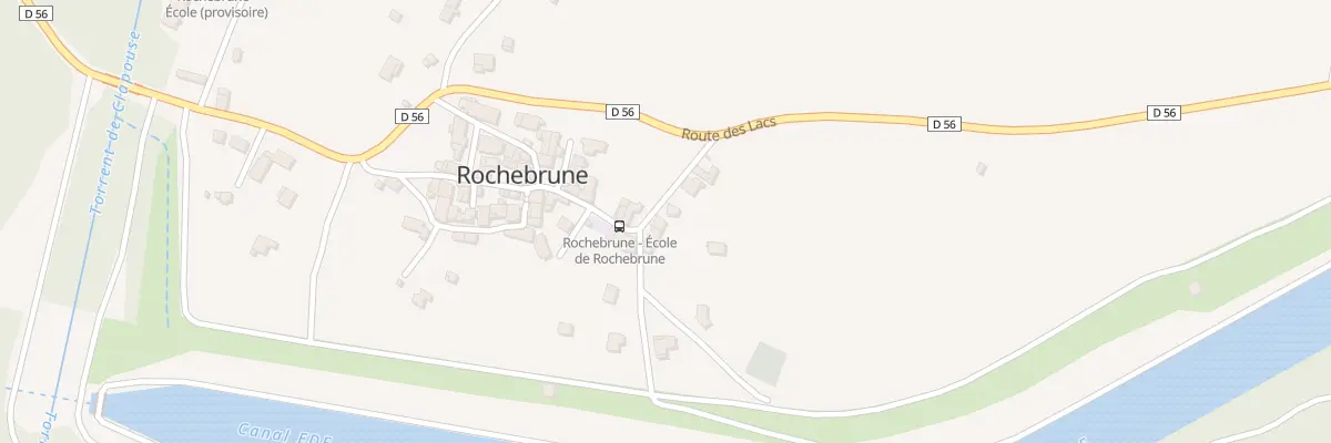 Plan du 5024 Le Village à Rochebrune