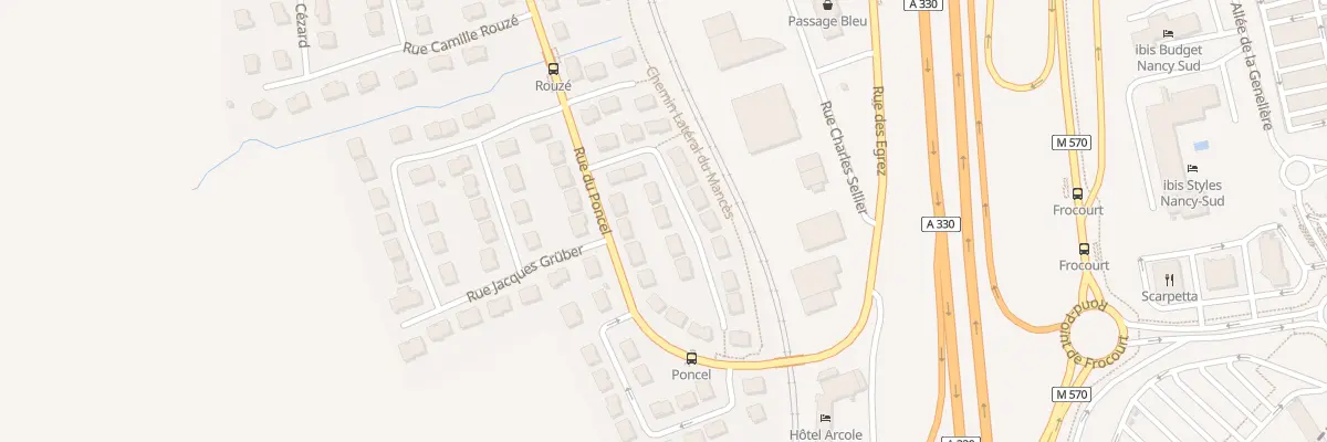 Plan du 8 Rue Catherine Kuttinger à Houdemont