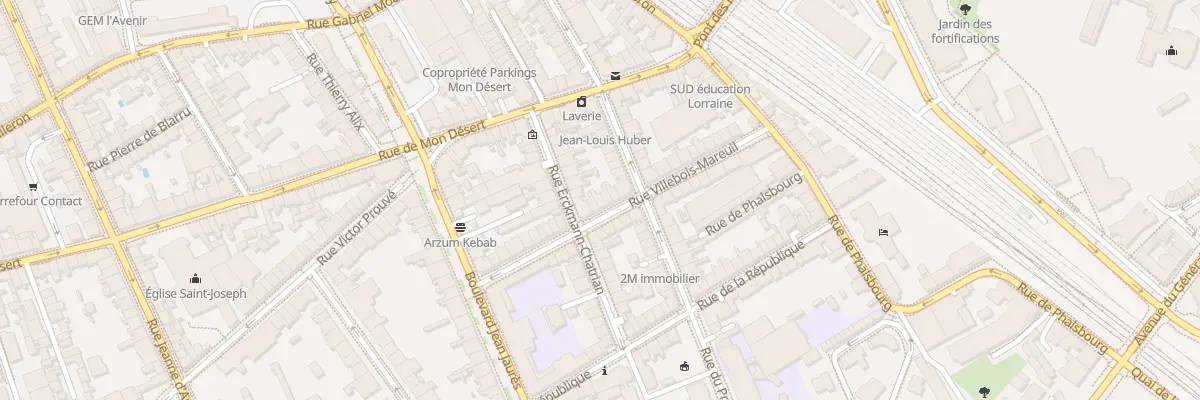 Plan du 24 Rue Villebois Mareuil à Nancy