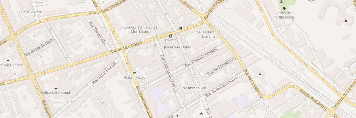 Plan du 42 Rue de Mulhouse à Nancy