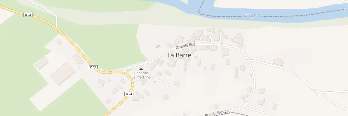 Plan du 3 Gr Grande Rue à La Barre