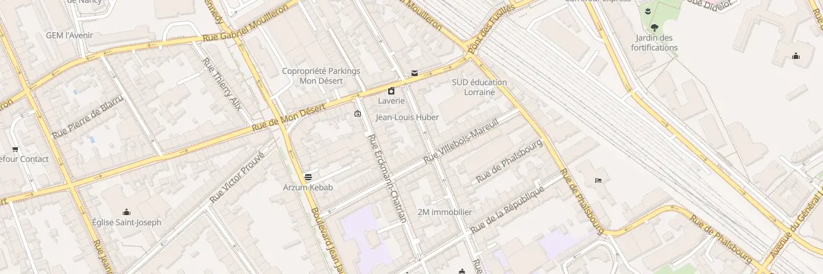 Plan du 40 Rue de Mulhouse à Nancy