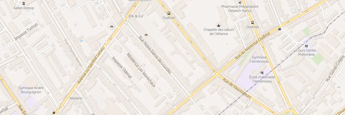 Plan du 35 Rue Notre-Dame de Lourdes à Nancy