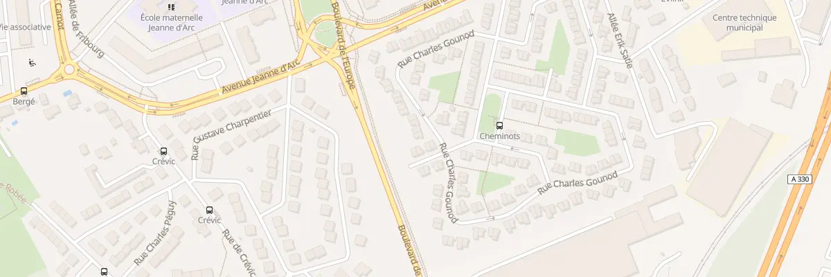 Plan du 56 Rue Charles Gounod à Vandœuvre-lès-Nancy