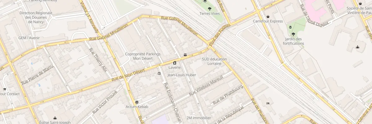 Plan du 17 Rue de Mulhouse à Nancy