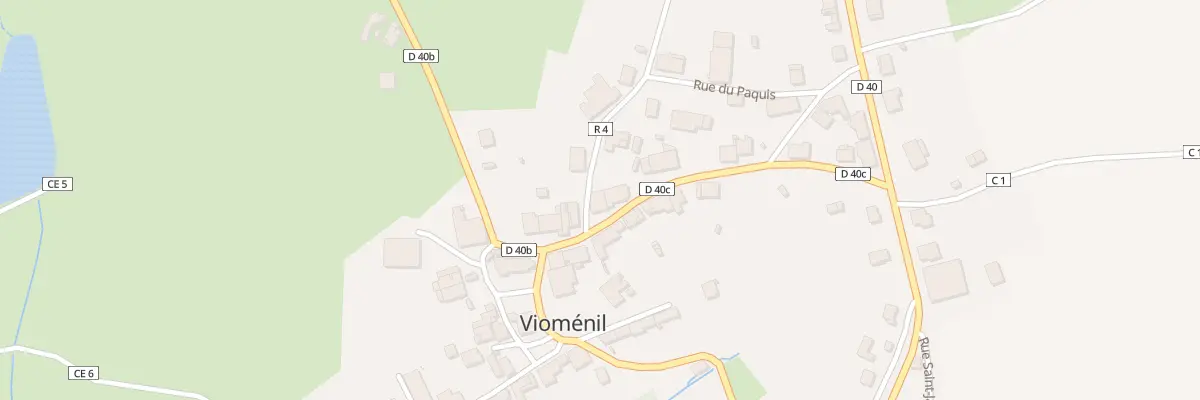 Plan du 9 Rue du Centre à Vioménil