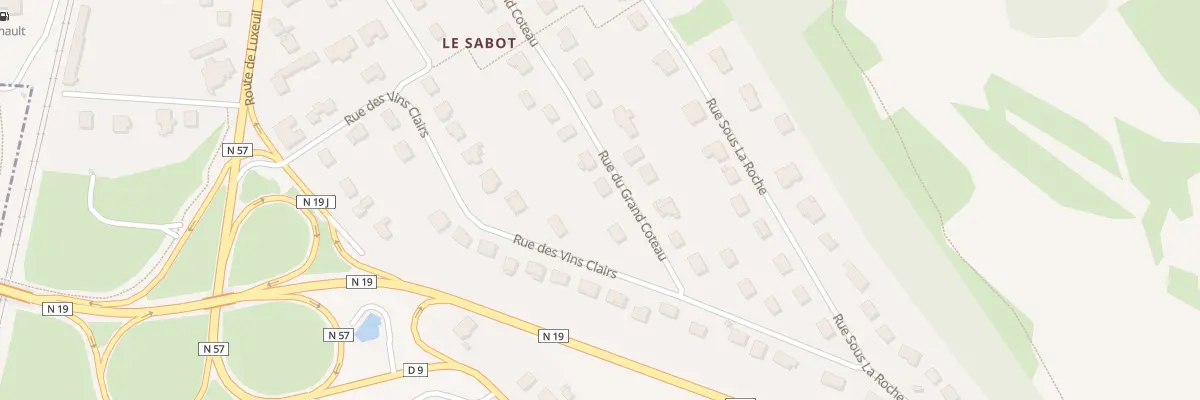 Plan du 28 Rue du Grand Coteau à Frotey-lès-Vesoul
