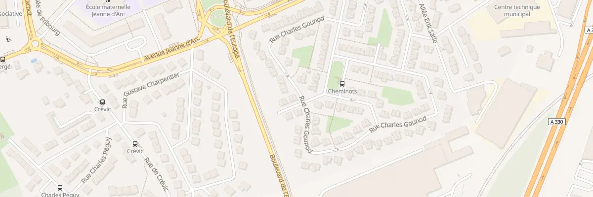 Plan du 58 Rue Charles Gounod à Vandœuvre-lès-Nancy