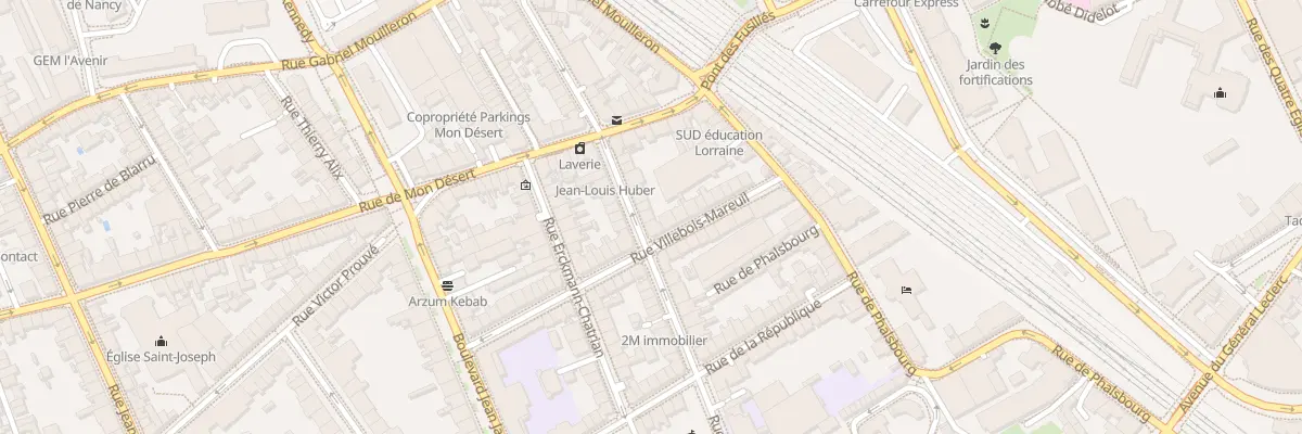 Plan du 31 Rue de Mulhouse à Nancy