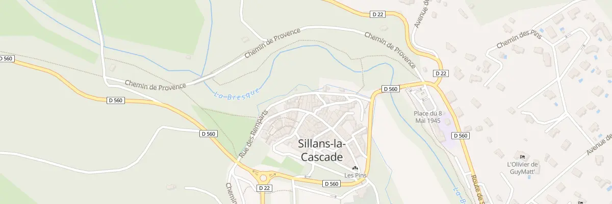 Plan du 24 Grand Rue à Sillans-la-Cascade