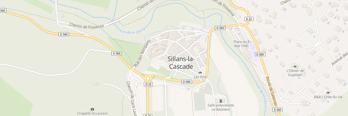 Plan du 10 Rue du Four à Sillans-la-Cascade