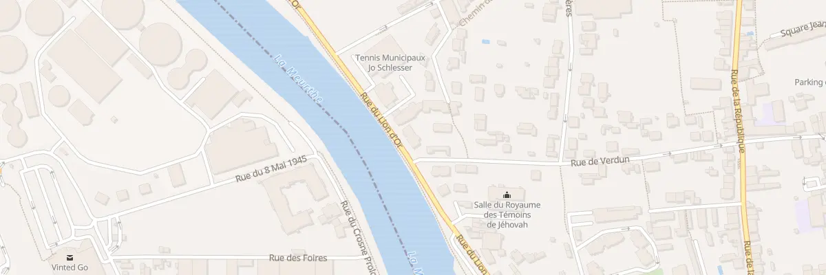 Plan du 36T Rue du Lion d’Or à Malzéville