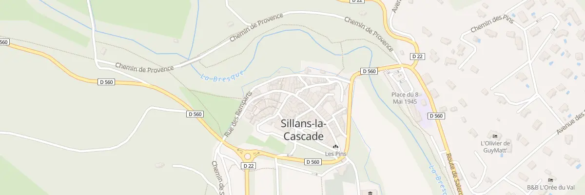 Plan du 25 Gr Grand Rue à Sillans-la-Cascade
