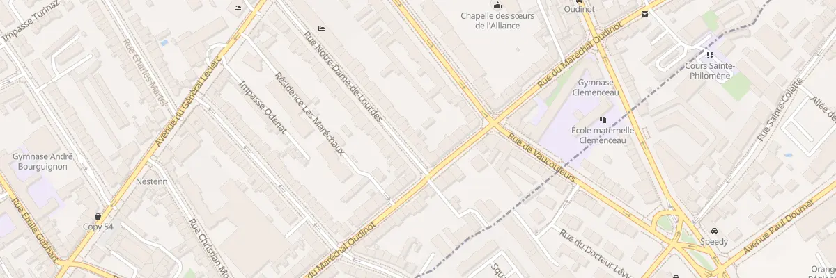 Plan du 53 Rue Notre-Dame de Lourdes à Nancy