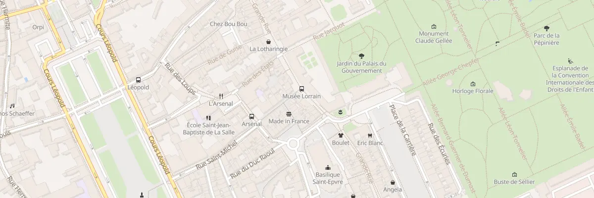 Plan du 79 Gr Grande Rue à Nancy