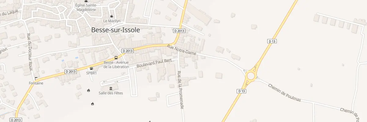 Plan du 1 Rue de la Promenade à Besse-sur-Issole