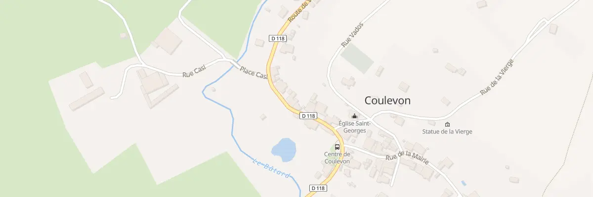 Plan du 16 Rte de Villeparois à Coulevon