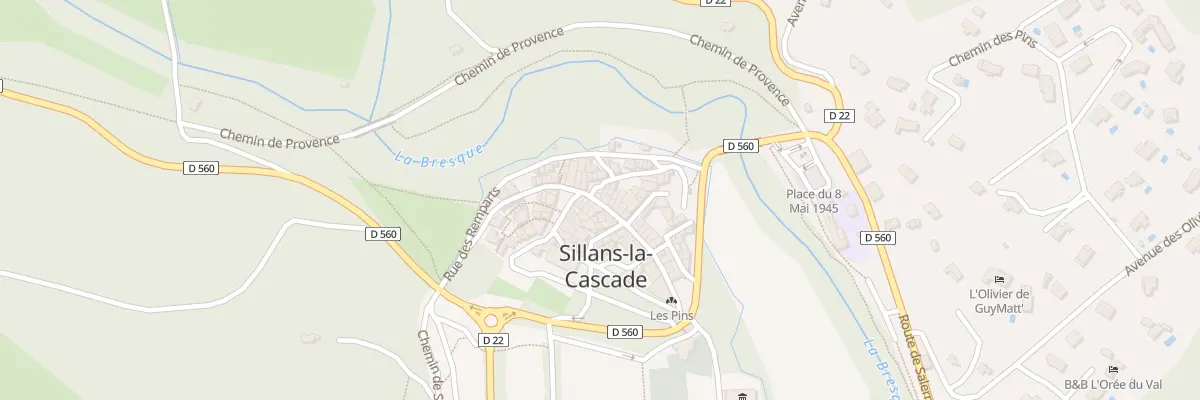 Plan du 22 Grand Rue à Sillans-la-Cascade