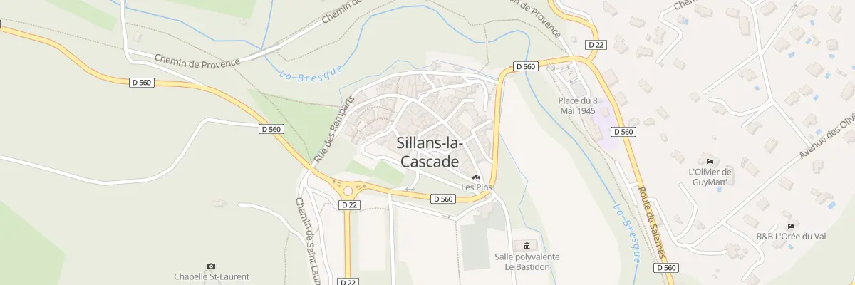 Plan du 10 Rue de la Mairie à Sillans-la-Cascade