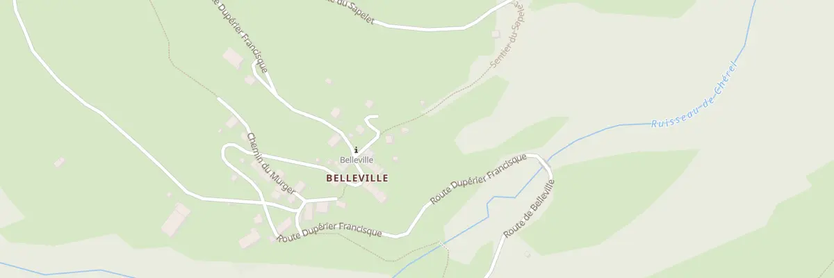 Plan du 232 Belleville à Jarsy