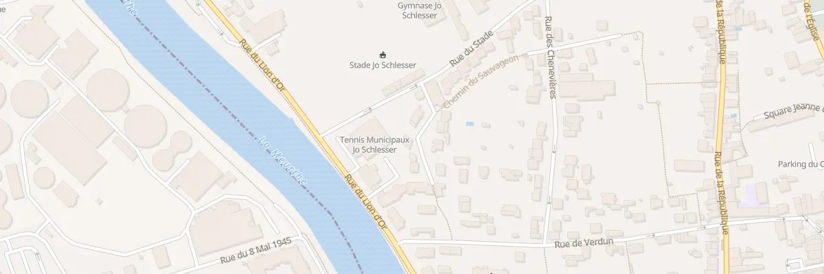 Plan du 4 Sen des Chenevières à Malzéville