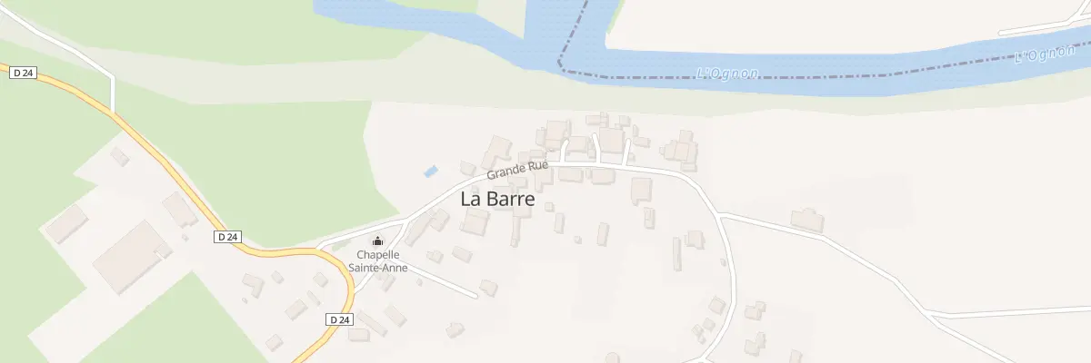 Plan du 9001 Grande Rue à La Barre